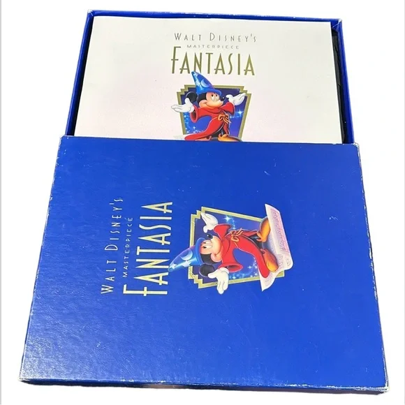 Walt Disney's Fantasia Deluxe Collector's Edition Set VHS DVD BOOK Certificate - Picture 1 of 10
